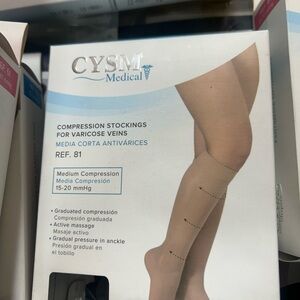 CYSM Medical Compression Stockings - Beige